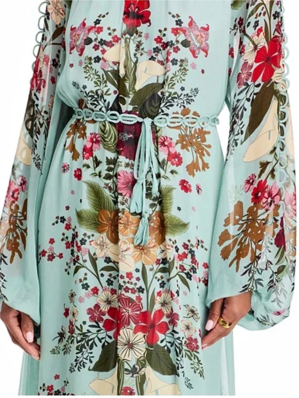 FARM Rio Beauty Bouquet Dress NWT Sz L - Picture 7 of 11